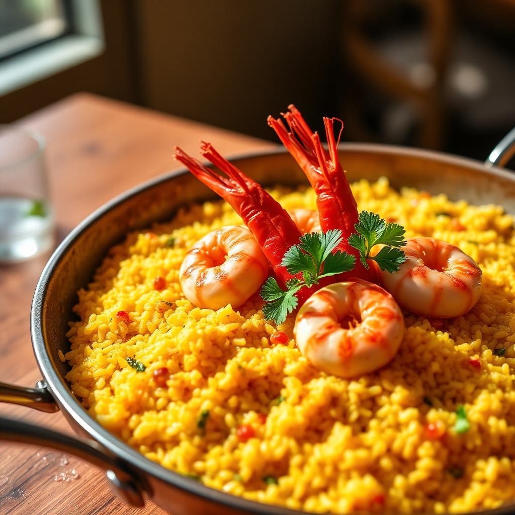 Arroz de gamba roja